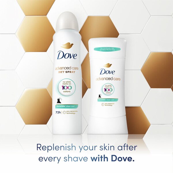 Dove Advanced Care 48-Hour Antiperspirant & Deodorant Stick , Sheer Cool, 2.6 OZ