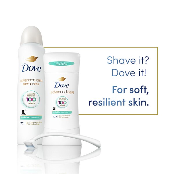 Dove Advanced Care 48-Hour Antiperspirant & Deodorant Stick , Sheer Cool, 2.6 OZ