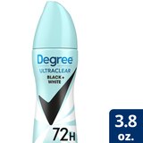 Degree Ultraclear 72-Hour Black + White Antiperspirant & Deodorant Dry Spray, Pure Rain, 3.8 OZ , thumbnail image