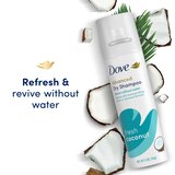 Dove Advanced Dry Shampoo, Fresh Coconut, 5 OZ, thumbnail image 4 of 6
