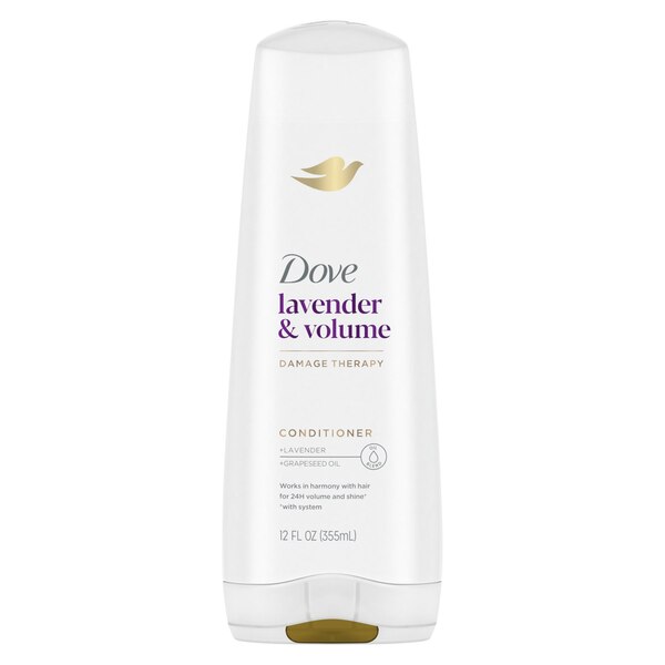 Dove Lavender & Volume Damage Therapy Conditioner, 12 OZ