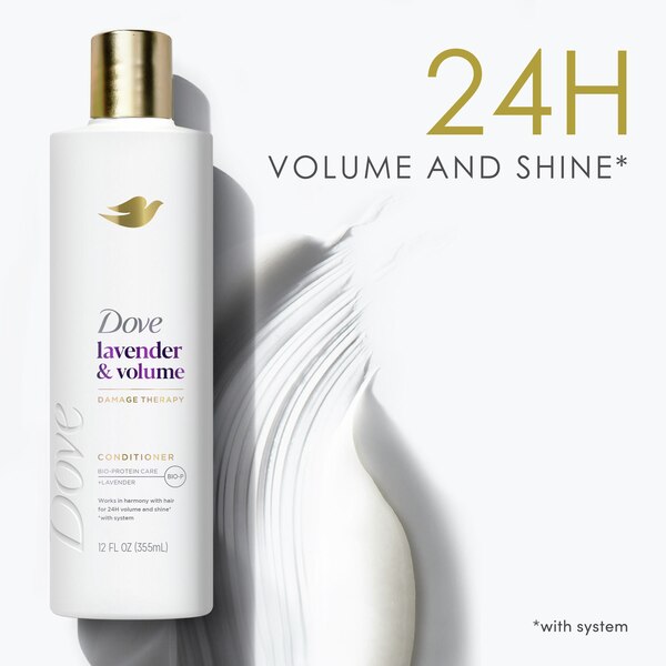 Dove Lavender & Volume Damage Therapy Conditioner, 12 OZ