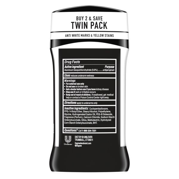Degree UltraClear 72-Hour Black + White Antiperspirant & Deodorant Stick