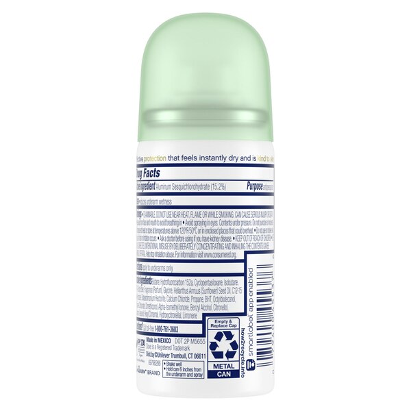 Dove Advanced Care 48-Hour Antiperspirant & Deodorant Dry Spray, 1 OZ