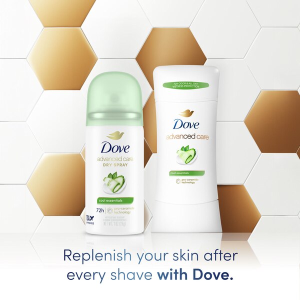 Dove Advanced Care 48-Hour Antiperspirant & Deodorant Dry Spray, 1 OZ