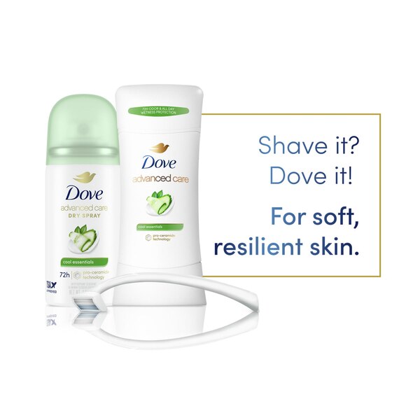 Dove Advanced Care 48-Hour Antiperspirant & Deodorant Dry Spray, 1 OZ