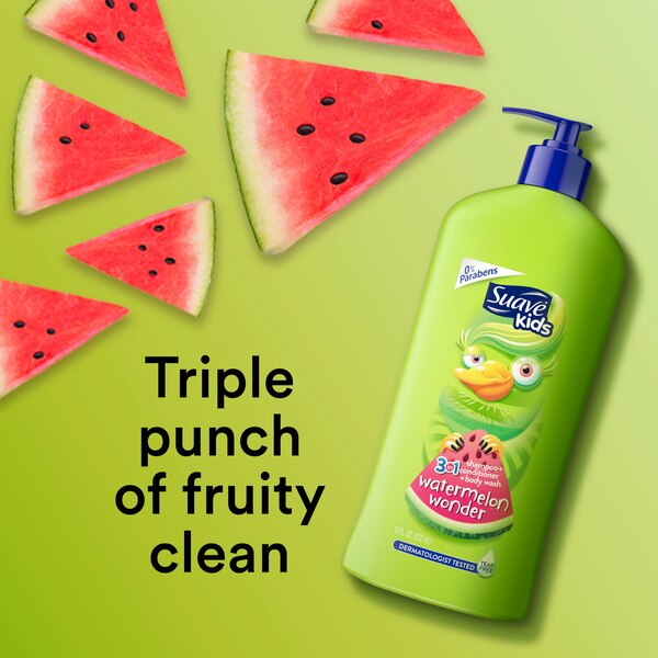 Suave Kids 3-in-1 Shampoo Conditioner & Body Wash