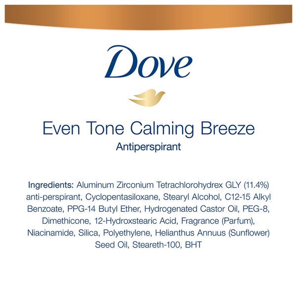 Dove Even Tone Antiperspirant Deodorant, Apple Blossom & Mango Butter, 2.6 OZ