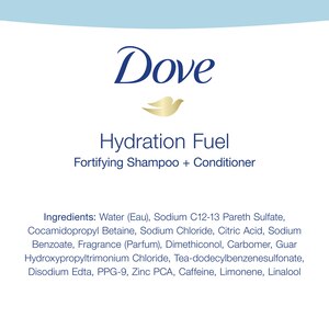 Dove Men+Care Hydration Fuel 2-in-1 Shampoo and Conditioner, 20.4 OZ