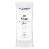 Dove 0% Aluminum 48-Hour Deodorant Stick, Sensitive, 2.6 OZ, thumbnail image