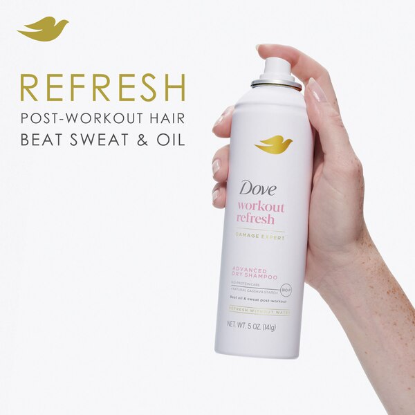 Dove Care Between Washes Dry Shampoo, Go Active, 5 OZ