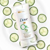 Dove Aluminum-Free Deodorant Stick, Cucumber & Green Tea, 2.6 OZ, 2 Pack, thumbnail image 4 of 8