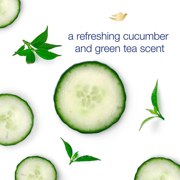 Dove Aluminum-Free Deodorant Stick, Cucumber & Green Tea, 2.6 OZ, 2 Pack