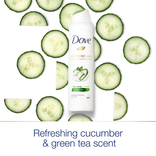 Dove Advanced Care 48-Hour Antiperspirant & Deodorant Dry Spray, Cool Essentials