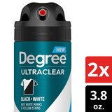 Degree Ultraclear 72-Hour Black + White Antiperspirant & Deodorant Dry Spray, Fresh, thumbnail image