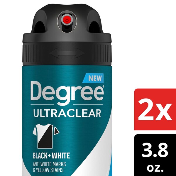 Degree Ultraclear 72-Hour Black + White Antiperspirant & Deodorant Dry Spray, Fresh