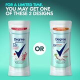 Degree 72-Hour Advanced Antiperspirant & Deodorant Stick, Move Fresh Coconut, 2.6 OZ, thumbnail image
