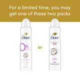Dove 0% Aluminum 48-Hour Deodorant Spray, Coconut & Pink Jasmine, 4 OZ, thumbnail image 3 of 6