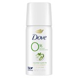 Dove 0% Aluminum Travel Size Deodorant Spray, Cucumber , thumbnail image