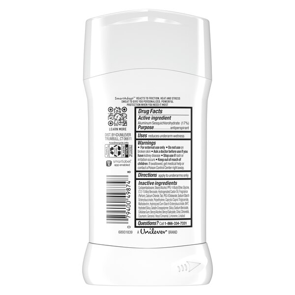 Degree Unlimited Antiperspirant & Deodorant Stick, Marine