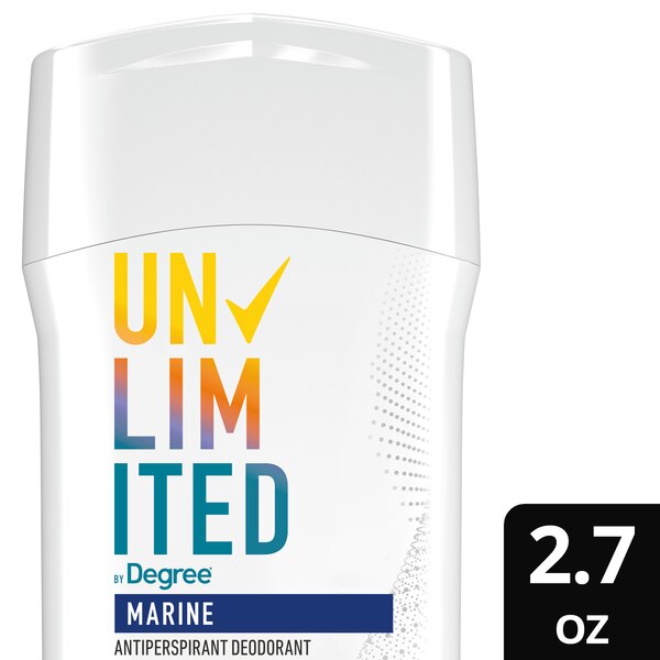 Degree Unlimited Antiperspirant & Deodorant Stick, Marine