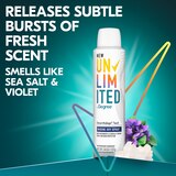 Degree Unlimited Antiperspirant & Deodorant Dry Spray, Marine, thumbnail image 4 of 6