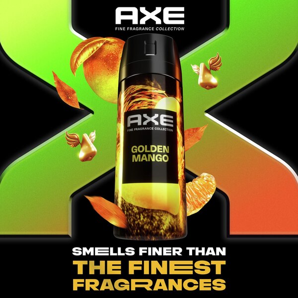 AXE 72-Hour Premium Deodorant Body Spray, Golden Mango, 4 OZ