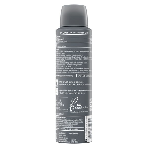 Dove Men + Care Antiperspirant Dry Spray, Clean Comfort, 3.8 OZ