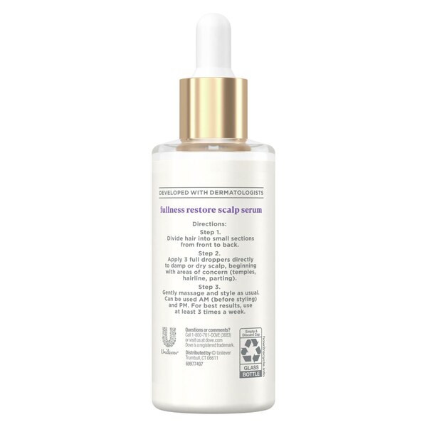 Dove Scalp & Hair Fullness Restore Scalp Serum, 2 OZ