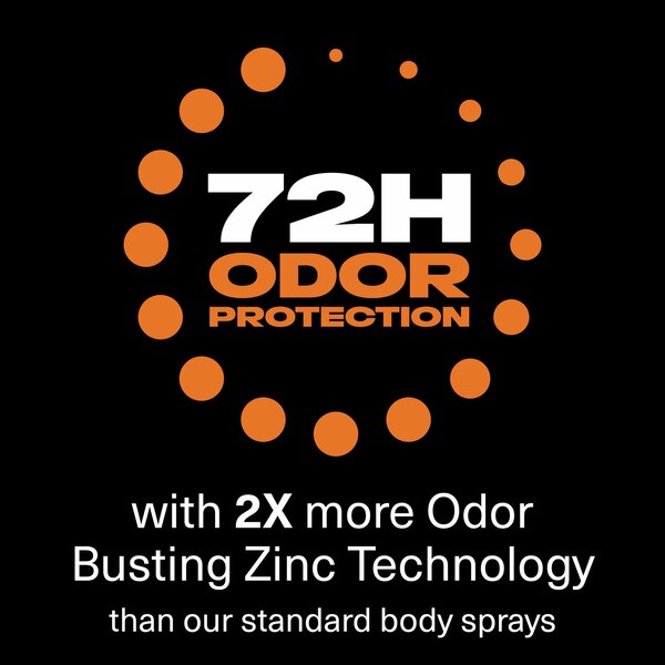 AXE 72-Hour Premium Deodorant Body Spray, Black Vanilla, 4 OZ