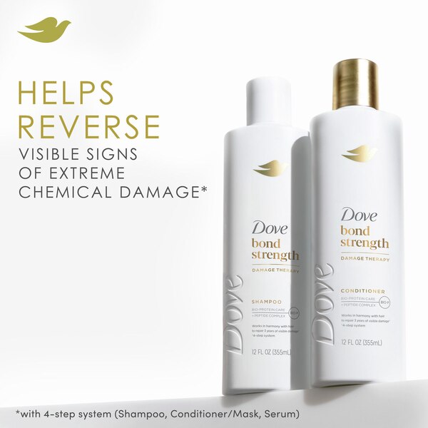 Dove Bond Strength Damage Therapy Shampoo, 12 OZ