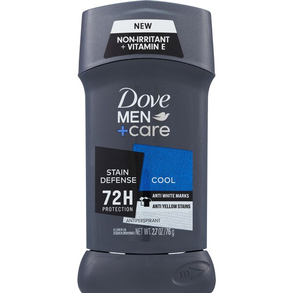 Dove Men+Care Stain Defense Deodorant Stick, 2.7 OZ, Twin Pack