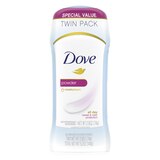 Dove Antiperspirant & Deodorant Stick, Powder, Twin Pack, 2.6 OZ, thumbnail image