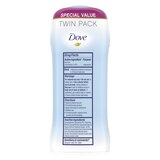 Dove Antiperspirant & Deodorant Stick, Powder, Twin Pack, 2.6 OZ, thumbnail image 3 of 5