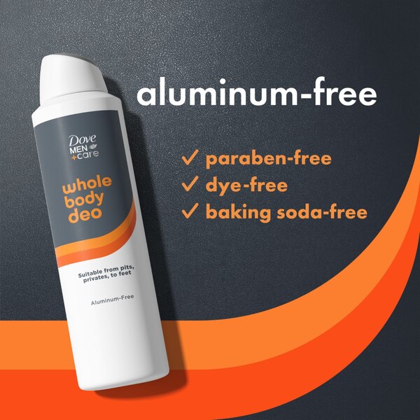 Dove Men+Care Whole Body Deo Alum-Free, Shea Butter+Cedar, 4 OZ 
