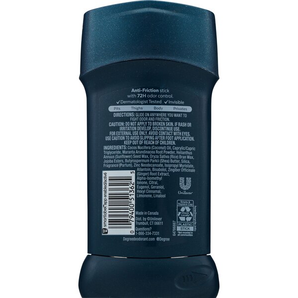 Degree Whole Body Deodorant, Ocean Rush, 3 OZ
