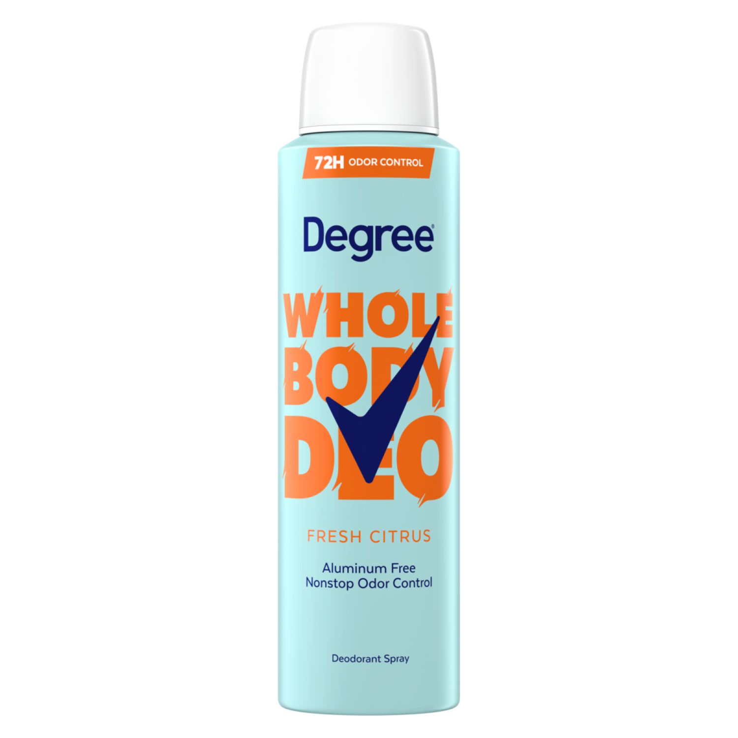 Degree Whole Body Deodorant Spray, Fresh Citrus, 4 OZ