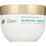 Dove Hyaluronic & Moisture 10-in-1 Serum Hair Mask, 9.2 OZ, thumbnail image