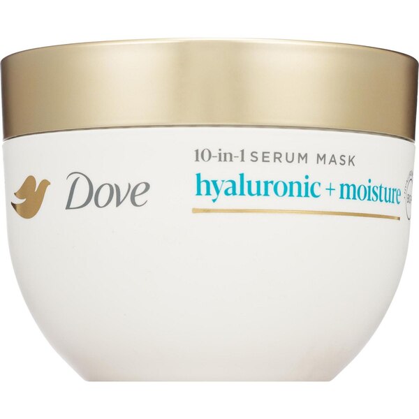 Dove Hyaluronic & Moisture 10-in-1 Serum Hair Mask, 9.2 OZ