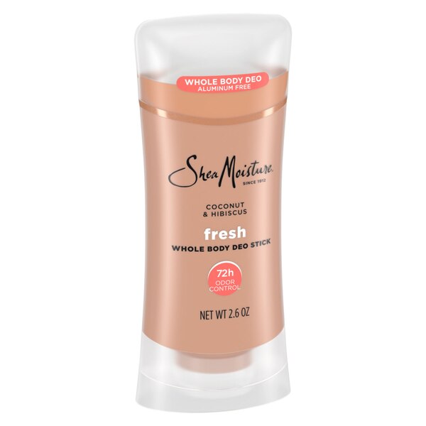 Shea Moisture Fresh Whole Body Deodorant Stick, Coconut & Hibiscus, 2.6 OZ