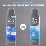 Dove Men+Care 72-Hour Antiperspirant Dry Spray, Cool Fresh, 3.8 OZ, thumbnail image 2 of 7