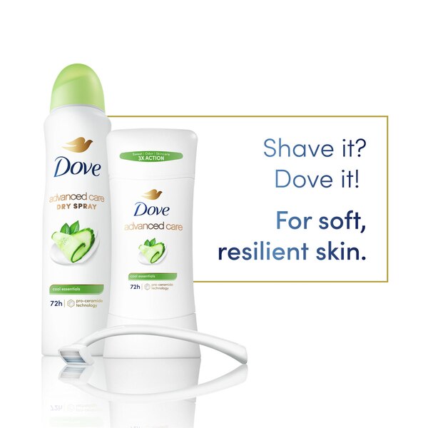 Dove Advanced Care 48-Hour Antiperspirant & Deodorant Stick, Cool Essentials