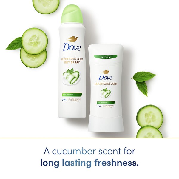 Dove Advanced Care 48-Hour Antiperspirant & Deodorant Stick, Cool Essentials