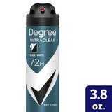 Degree Ultraclear 72-Hour Black + White Antiperspirant & Deodorant Dry Spray, 3.8 OZ, thumbnail image
