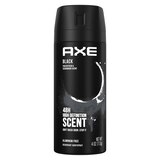 AXE 48-Hour Deodorant Body Spray, Black, 4 OZ, thumbnail image 1 of 6