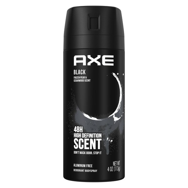 AXE 48-Hour Deodorant Body Spray, Black, 4 OZ