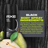 AXE 48-Hour Deodorant Body Spray, Black, 4 OZ, thumbnail image 3 of 6