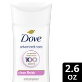 Dove Advanced Care 48-Hour Antiperspirant & Deodorant Stick, Clear Finish, 2.6 OZ, thumbnail image