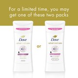 Dove Advanced Care 48-Hour Antiperspirant & Deodorant Stick, Clear Finish, 2.6 OZ, thumbnail image