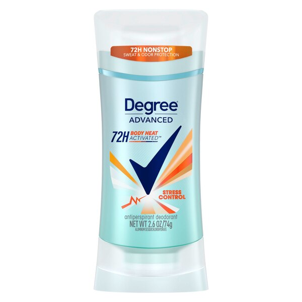 Degree Advanced 72-Hour Stress Control Antiperspirant & Deodorant Stick, 2.6 OZ